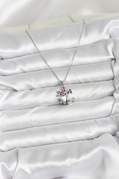 BUTİK AYVİTRİN 316L Steel Chain Silver Color Chirtsmas Bell Model Christmas T...