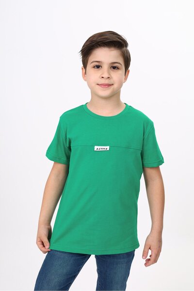 Toontoy Dečačka majica kratkih rukava sa printom i okruglim izrezom