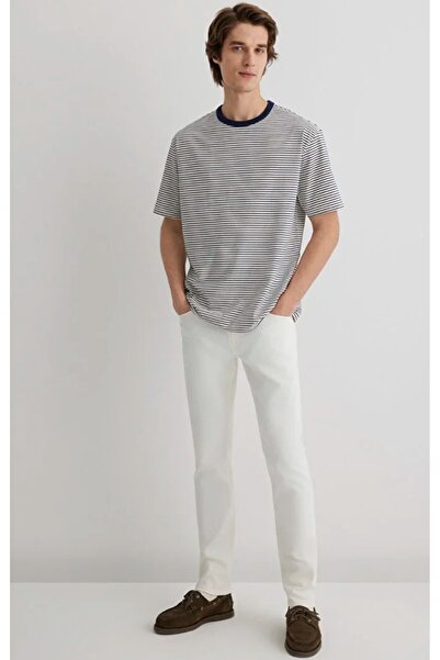 Mavi M0042288003 Jake Black White Jean Pants Men's Denim Trousers White