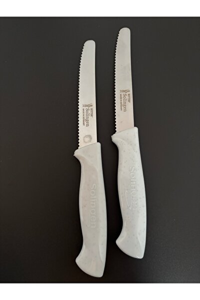 Solingen Ritter Tırtıklı Sebze Ve Doğrama Bıçağı Beyaz 2'li