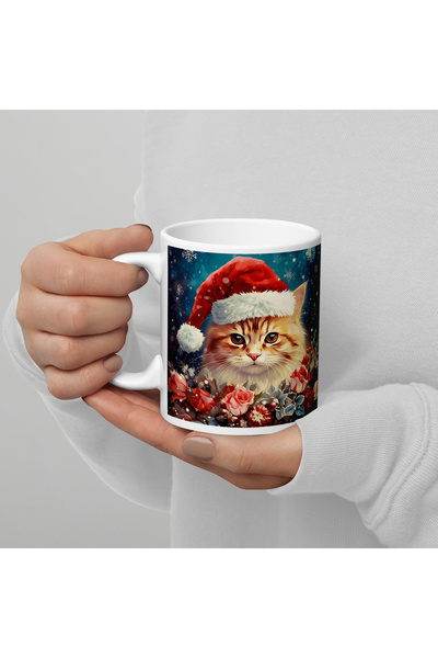 BaoBao Christmas Ceramic Mug 330 ml (11 oz) – Festive Design, Durable