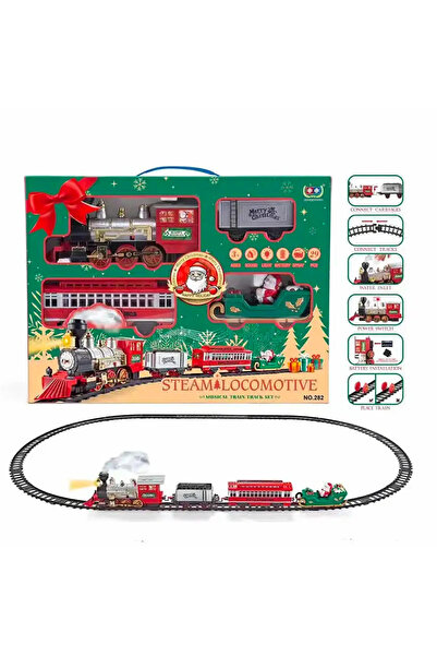 SergadiOnline.ro Set trenulet Mos Craciun, SergadiOnline, cu lumini si sunete...