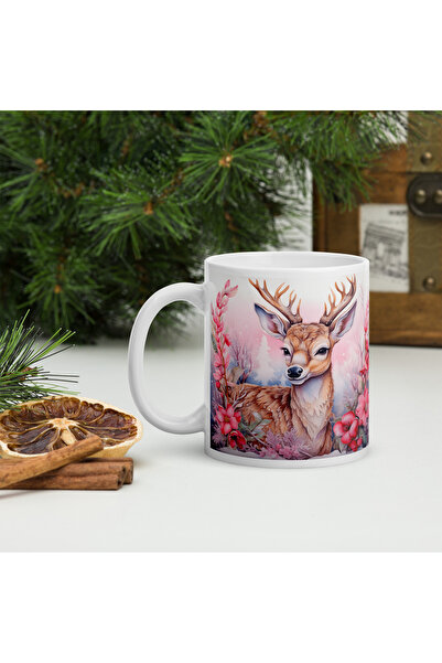 BaoBao Christmas ceramic mug 330 ml (11 oz) – festive design, durable