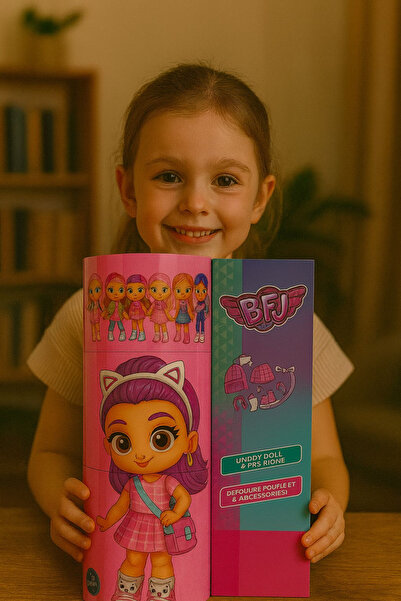 BaoBao Păpușa surpriză BFJ cu accesorii de modă – Set de colecție pentru fete, diverse modele, 30x15cm