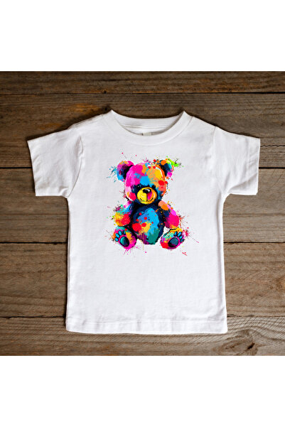 matelio Colorful Teddy Children's T-shirt