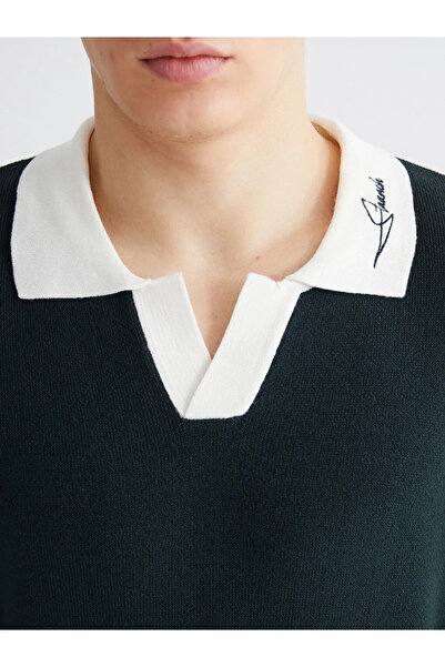 LC Waikiki Polo Neck Men's Knitwear Sweater