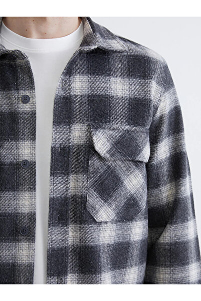 LC Waikiki Regular Fit Long Sleeve Plaid Men's Lumberjack Shirt
