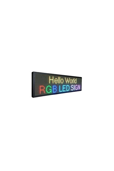 KlaussTech Publicitate luminoasă, Iluminare LED RGB, 400 x 40 cm, Text person...
