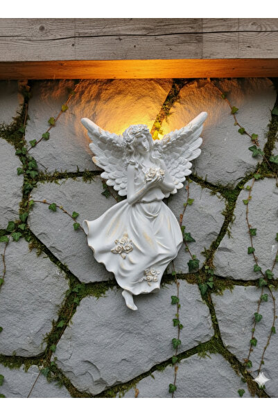 twins home art Aura Gold Antique Angel Wall Applique Set of 2