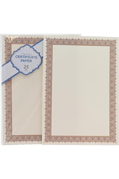 Roco Certificate Paper A4 Brief Card 180 gsm Bronze