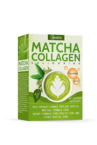 NAVETA 60g Beauty tea Matcha Flavor Green Tea Glutathione COLLAGEN Antioxidant Drink Hair & Nails