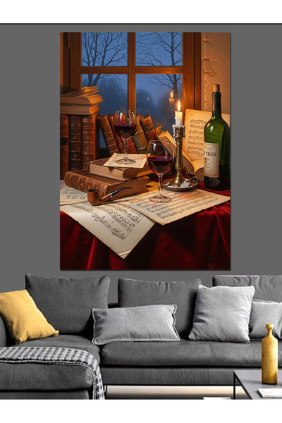 KanvasSepeti Mum Light Kitplas Vopsea în ulei de înaltă calitate texturat Pân...