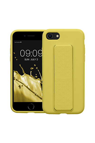 KWmobile Case for Apple iPhone SE (2022)/iPhone SE (2020),Yellow, Silicone, KWM000015WB006C