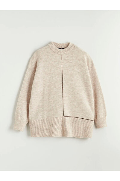 LC Waikiki Pulover din tricotaj pentru damă, cu guler rotund oversize