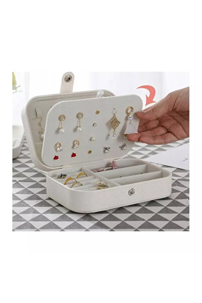 Gonga Jewelry organizer box, 5x16x11 cm, Gonga® White