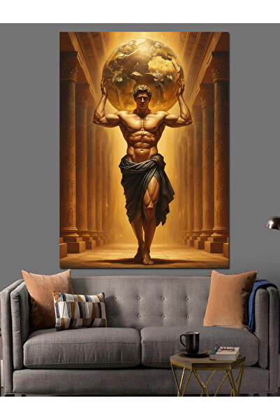 KanvasSepeti Pictură în ulei de înaltă calitate "Reflechind lumea " texturat ...