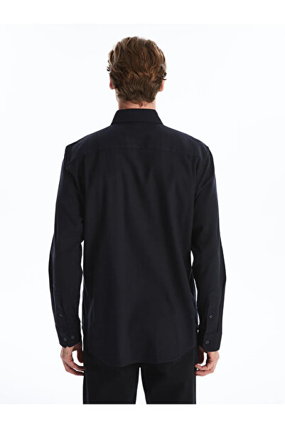 LC Waikiki Regular Fit Long Sleeve Gabardine Men's Shirt