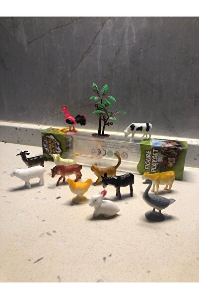 TOPROCKSTORE Doğa Hayvanları Oyuncak 13’lü Karakter Figür Set Animal Planet