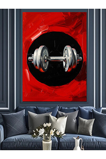 KanvasSepeti Halter Ağırlık Vopsea în ulei de înaltă calitate texturat Canvas...