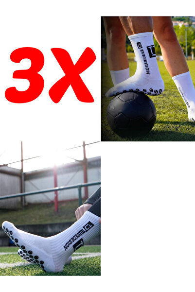 Shuttle Park 3-Piece Special Series White Anti-Slip Silicone Towel Sole Desig...