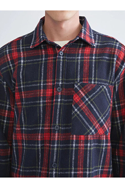 LC Waikiki Regular Fit Long Sleeve Plaid Men's Lumberjack Shirt