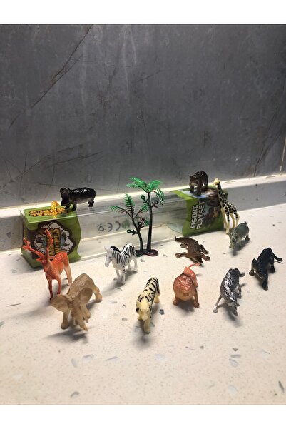 TOPROCKSTORE Vahşi Yırtıcı Doğa Hayvanları Oyuncak 13’lü Karakter Figür Set Animal Planet