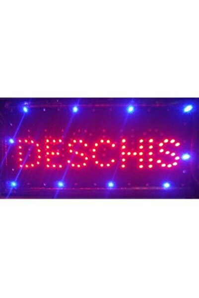 KlaussTech Reclamă luminoasă deschisă, tehnologie LED, dimensiuni 50 x 25 cm,...