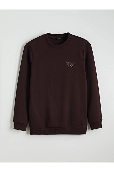 LC Waikiki Hanorac gros pentru bărbați cu imprimeu cu gât