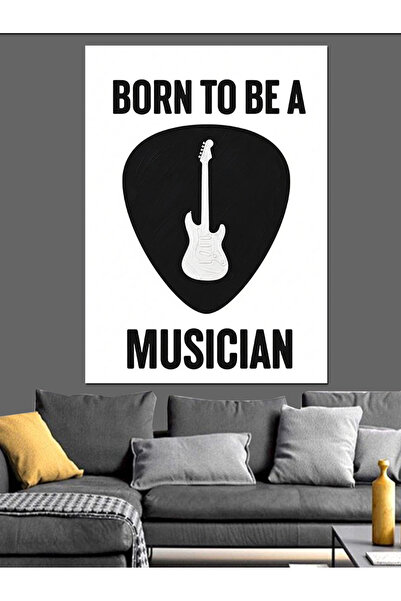 KanvasSepeti A fi muzician Pictură în ulei de înaltă calitate texturat Canvas...