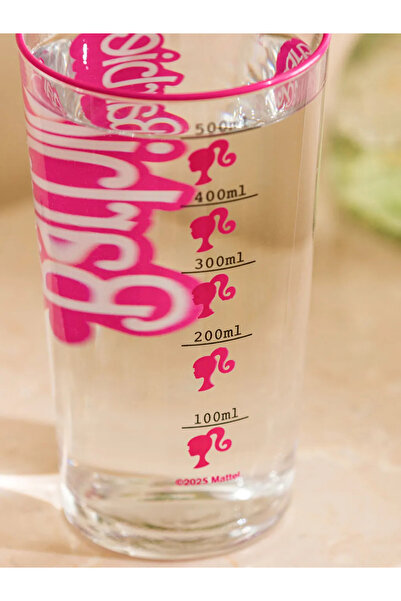 LC Waikiki Barbie Printed Glass Cup 570 ml