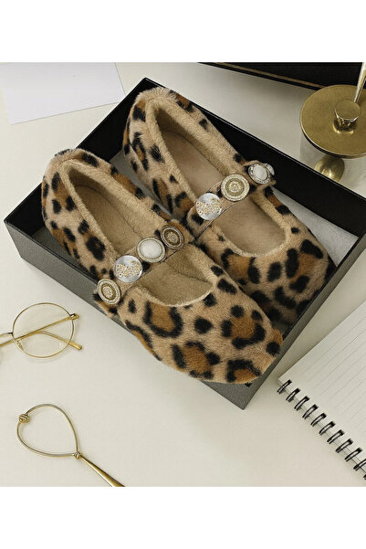 maxxi Home Slippers Wool Plush Inside and Out Home Shoes Suitable for Special...