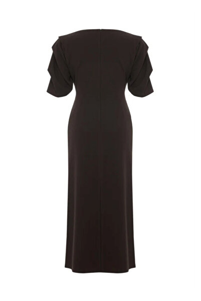 KAMEYA Volan Sleeve Midi Dress