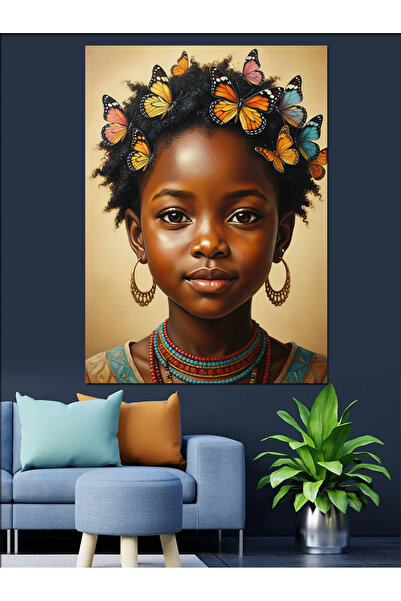 KanvasSepeti Kelebek Taçlı Υψηλής ποιότητας ελαιογραφία Με υφή Canvas Canvas ...