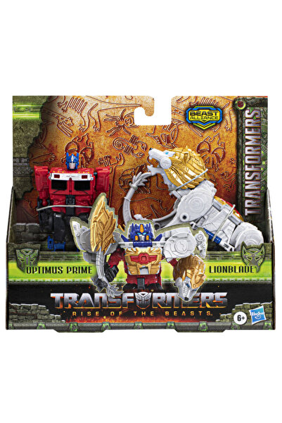 Hasbro Set 2 figurine Transformers - Rise of the Beasts, Optimus Prime & Lionblade