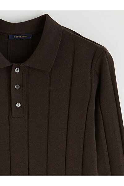 LC Waikiki Polo Neck Men's Knitwear Sweater