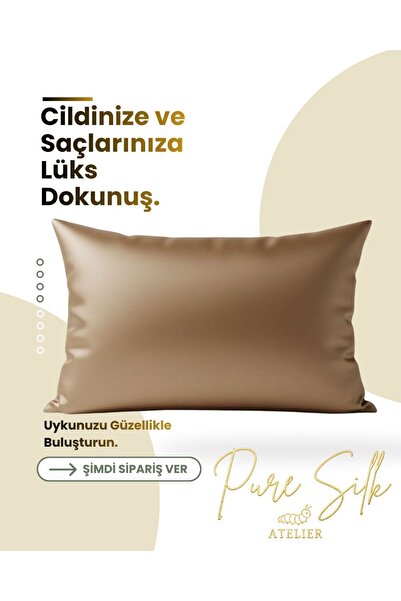Pure Silk Atelier % 100 Saf İpek Yastık Kılıfı