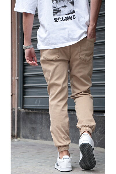 Osyday Ανδρικό παντελόνι Jogger |   Ελαστικό στη μέση και τα πόδια, με κορδόνια, ελαστικό ύφασμα, νέα σεζόν