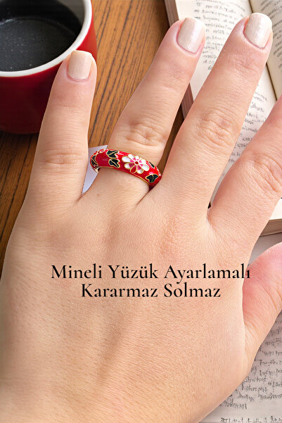 NBS Beautiful Naturel Stones خاتم مينا قابل للتعديل عالي الجودة لا يفقد لونه ...