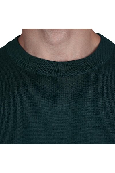 Giordano Men's Relaxed Fit Crew Neck Wool Blend Pullover