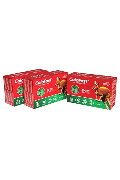 Barny's® Premium Quality ColaFast™ Rapid Collagen Supplement, Good Days Therapy, 3 x 30 capsules