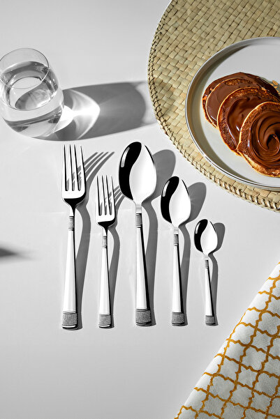 Nehir Dila 30-Piece Cutlery Set - Cutlery Set for 6 People