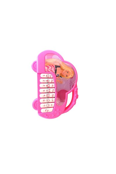 PopŞeker لعبة بيانو صغيرة مقاس 17 سم - لعبة موسيقية تعليمية للأطفال باللون الوردي