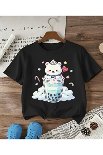 Tiny and Co تي شيرت بوبا تيدي بير مطبوع للأطفال