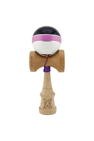 Kendama X Căni mari Royal Royal King Size, Super Sticky, dungi aurii alb-negr...