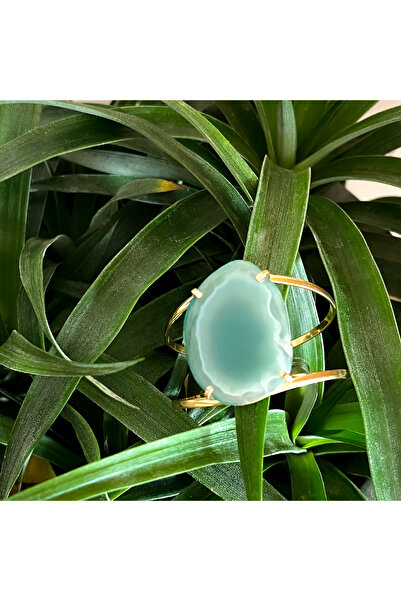 Moonlight Jewelry Grass Land Adjustable Bracelet - Green Agate