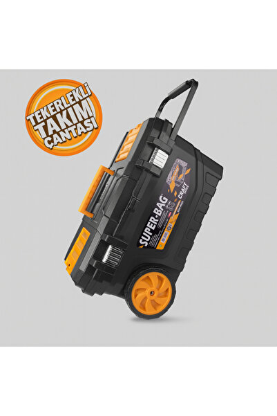 ASRIN Süper Bag ASR-4024 Slim Mobil Tekerlekli Takım Çantası 65x50x35 cm