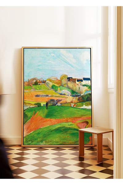 ARTHOUSECOLLECTIVE Paul Cezanne - Colorful Countryside - Unframed Poster in Painting Sizes