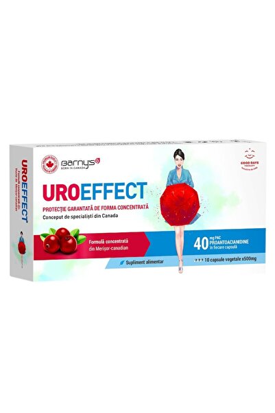 Barny's® Premium Quality UroEffect™ dietary supplement, Good Day Therapy, 10 capsules