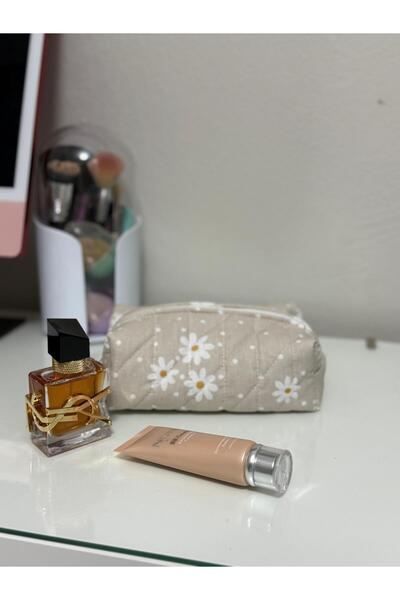 ebrulim Floral print makeup bag