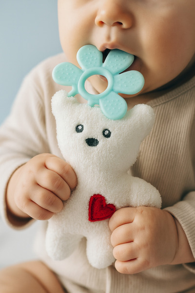 mini mia Oyuncaklı Bebek Diş Kaşıyıcı